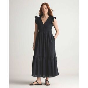 Quince Black Maxi Dress